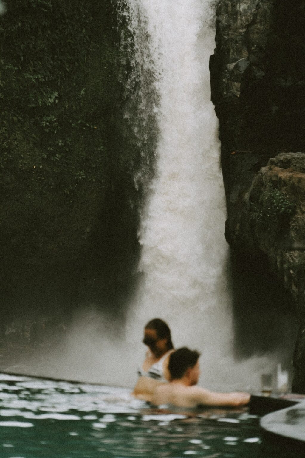 Tegenungan Waterfall with kids
