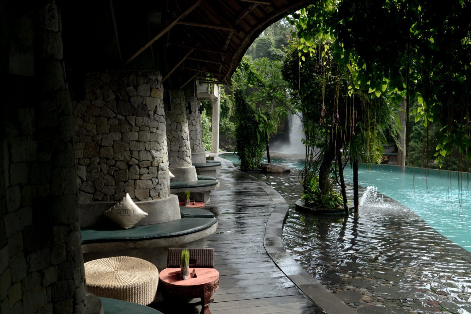 Tegenungan Waterfall rainy season