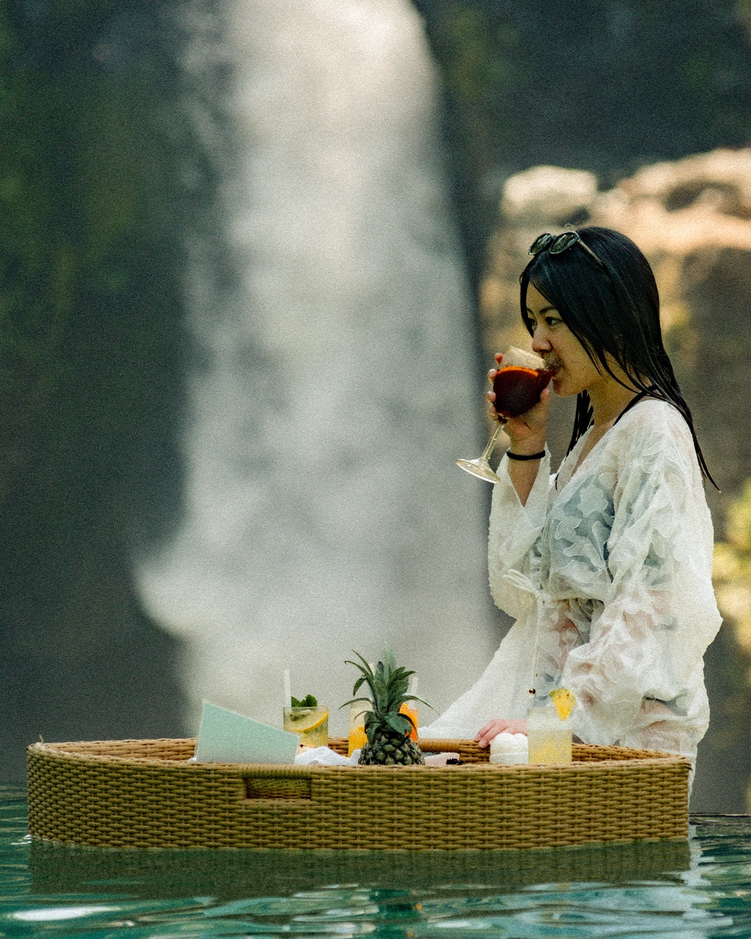 premium dining waterfall Bali